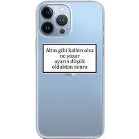 Iphone 13 Pro Kılıf HD Yazı Baskılı Silikon Arka Kapak - Yazı 3