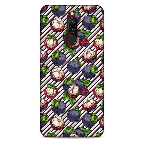 Frutix Mangosteen 02 Xiaomi Redmi 8 Kılıf Desenli Silikon