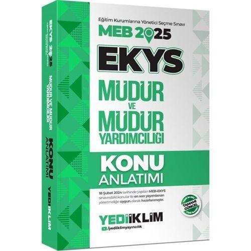 2025 MEB EKYS Müdür ve Müdür Yardımcılığı Konu Anlatımı Yediiklim Yayınları