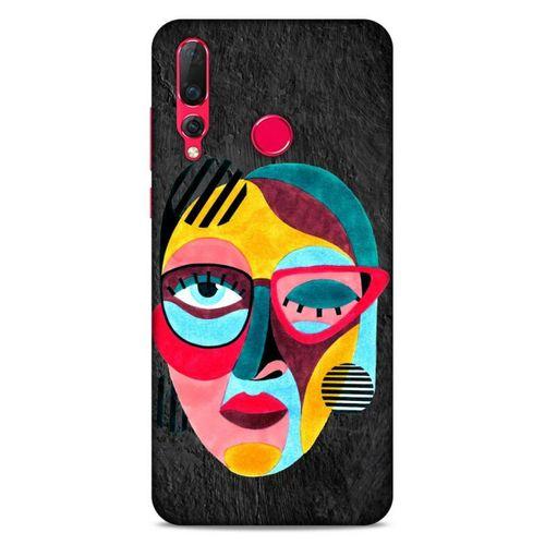 Lopard Huawei P Smart Z Uyumlu Kılıf Sürreal Yüzler ♀ (11) Tam Koruma Baskılı