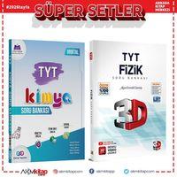 Orbital TYT Kimya ve 3D Fizik Soru Bankası Seti 2 Kitap