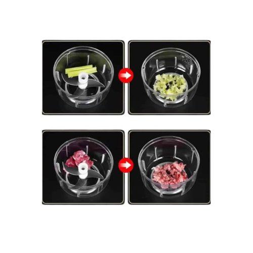 Şarjlı Mini El Rondosu Doğrayıcı Taşınabilir 250 Ml Çelik Bıçaklı