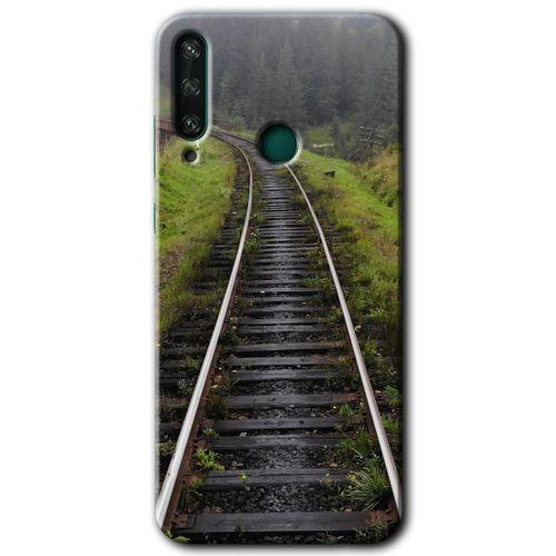 Huawei Y6P Kılıf HD Desen Baskılı Arka Kapak - Tren Yolu