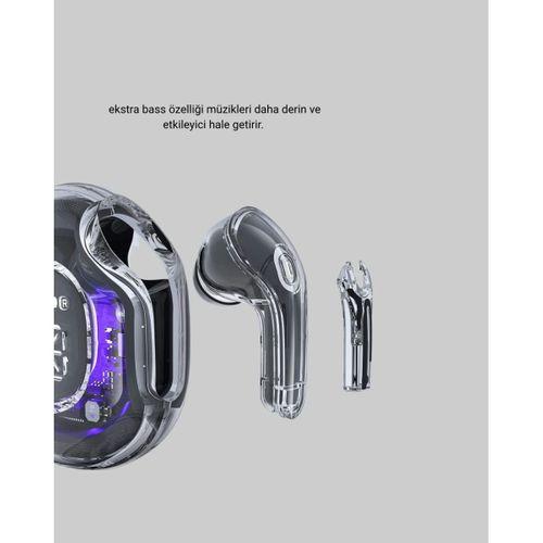 Bluetooth 5.3 Kablosuz Kulaklık Hifi Stereo Ve Ekstra Bass Dijital Ekranlı