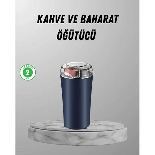 Elektrikli Kahve Ve Baharat Öğütücü – Güçlü Motor, Paslanmaz Çelik Gövde, Kolay Temizlik