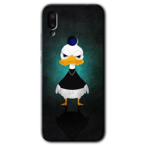 Redmi Note 7 Kılıf HD Desen Baskılı Arka Kapak - Angry Duck