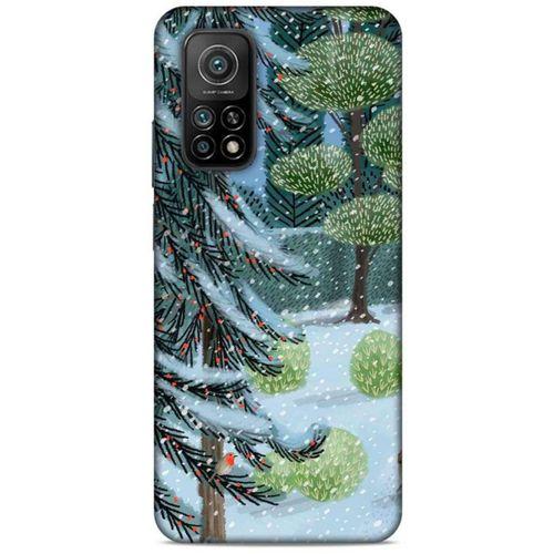 Xiaomi Mi 10T 5G Kılıf Snowix (43) Thin Fit Kılıf Beyaz Yeşil