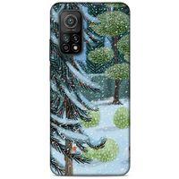 Xiaomi Mi 10T 5G Kılıf Snowix (43) Thin Fit Kılıf Beyaz Yeşil