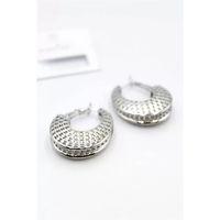 Telkari Halka Küpe - Gümüş