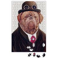 Süslü Pug Köpek Puzzle 240 Parça Yapboz