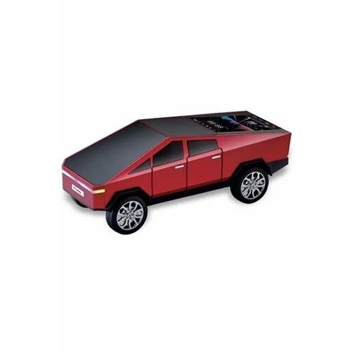 D68 Cyber Model Araba Tasarımlı Bluetooth Hoparlör 15w Güçlü Ses Rgb Led /tws/usb Kırmızı