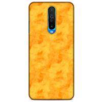 Mermer Desenli (10) Tema Full Koruma Kılıfı Turuncu Xiaomi Poco X2 Kılıf
