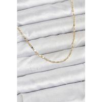 CM 14K Gold Renk Ezme Zincir Model 60 cm Kadın Kolye