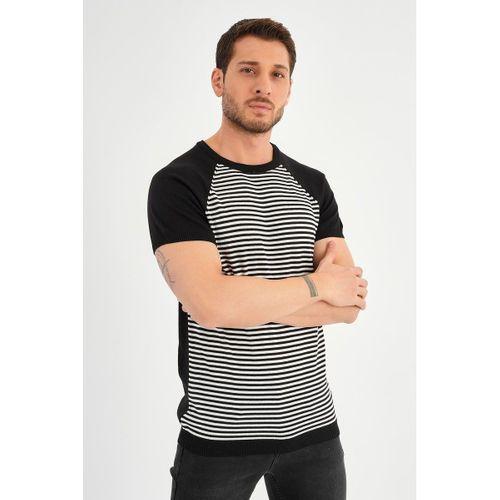 ALEXANDERGARDI ÇİZGİLİ TRİKO T-SHİRT (AG5049)
