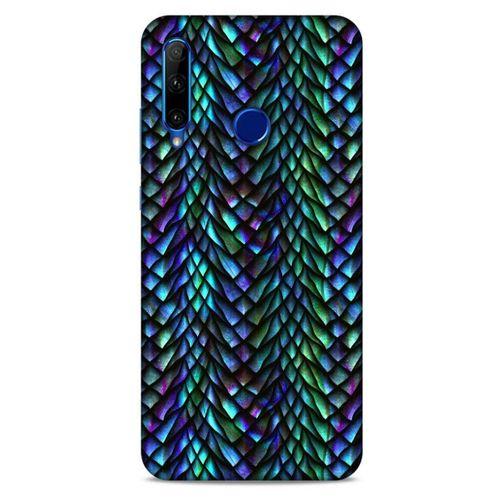 Huawei Honor 20 Lite Kılıf Dragons (1) Kılıfı Ejderha Pulları Rainbow