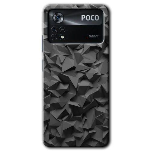 Poco x4 Pro Kılıf HD Desen Baskılı Arka Kapak + Temperli Cam - Dark Broke