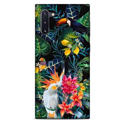 Samsung Galaxy Note 10 Uyumlu Kılıf Yeşil Delisi (31) TPU Kılıf Kuşkonmaz yeşili