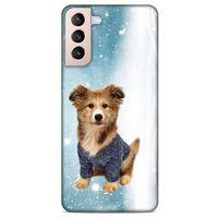 Lopard Samsung Galaxy S21 Plus Uyumlu Kılıf Köpek Kıyafetleri (27) Tasarımlı Kılıf