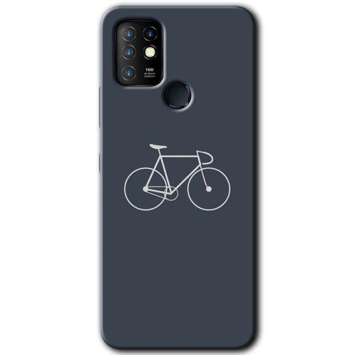 İnfinix Hot 10 Kılıf HD Desen Baskılı Arka Kapak - Bike