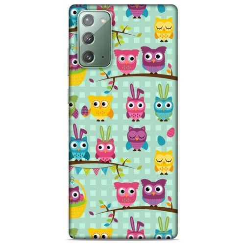 Baykuşlar (37) Desenli Silikon Kapak Telefon Kabı Samsung Galaxy Note 20 Kılıf
