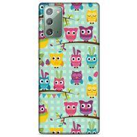Baykuşlar (37) Desenli Silikon Kapak Telefon Kabı Samsung Galaxy Note 20 Kılıf