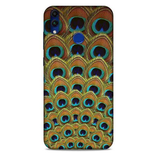 Huawei Honor 8C Kılıf Desenli Özel Seri Tüyler (4) Koruma Kılıfı