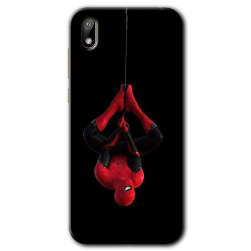 Potkal Hediye Fabrikası Huawei Y5 2019 Kılıf HD Desen Baskılı Arka Kapak - Örümcek Adam