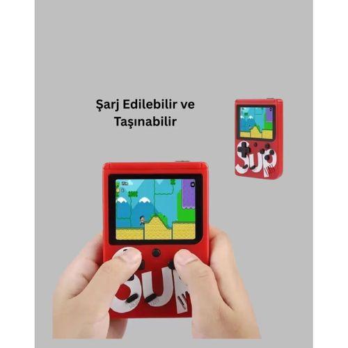 Tv Çıkışlı Mini Retro El Konsolu 400 Oyunlu