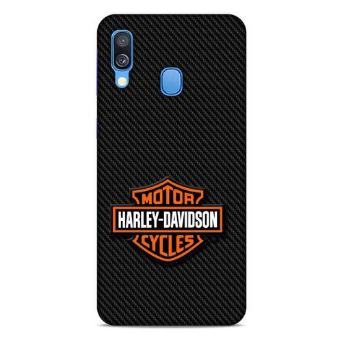 Samsung Galaxy A40 Uyumlu Kılıf Motorsiklet (4) Koruma Kılıfı Harley Davidson