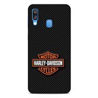 Samsung Galaxy A40 Uyumlu Kılıf Motorsiklet (4) Koruma Kılıfı Harley Davidson