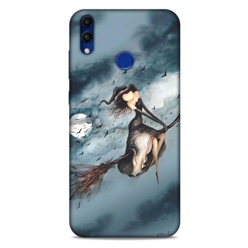 Y.Liva-2021 Özel Seri Cadılı Huawei Honor 8C Kılıf Silikon Kapak