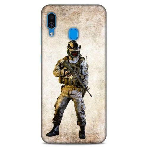 Lopard Samsung Galaxy A30 Uyumlu Kılıf GameX (21) Koruyucu Kapak Soldier