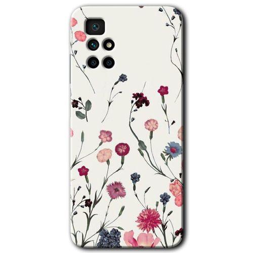 Xiaomi Redmi 10 Kılıf HD Desen Baskılı Arka Kapak - Mat Çiçek