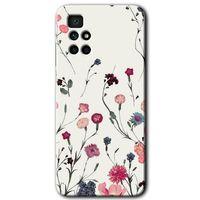 Xiaomi Redmi 10 Kılıf HD Desen Baskılı Arka Kapak - Mat Çiçek