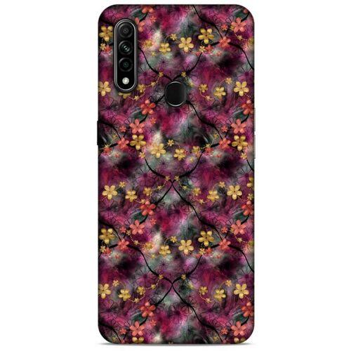 Oppo A31 Uyumlu Kılıf Pembe Delisi (10) Full Koruma Kılıfı Çiçek