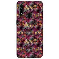 Oppo A31 Uyumlu Kılıf Pembe Delisi (10) Full Koruma Kılıfı Çiçek