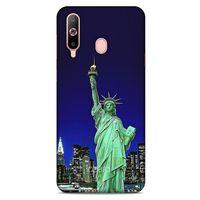 Samsung Galaxy A60 Kılıf Dünya Mimarisi (23) Ultra Koruma Kılıfı Özgürlük Heykeli ABD