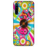 Retro (46) Desen Core Armor Kılıf Renkli Xiaomi Redmi Note 8T Kılıf