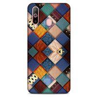Samsung Galaxy A60 Kılıf Patchwork (31) TPU Kılıf Karışık Renkli
