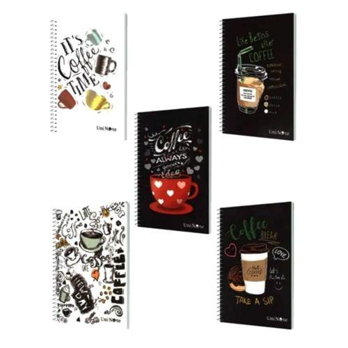 Çınar Coffee Not Defteri A6 60 Yaprak Çizgili Spiralli - 2 adet