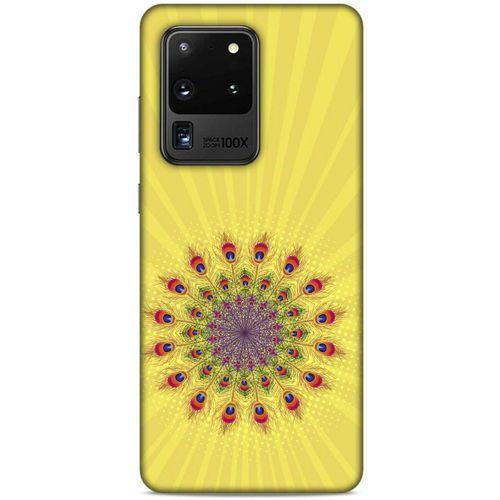 Samsung Galaxy S20 Ultra Kılıf Desenli Özel Seri Tüyler (20) Koruyucu Kılıf