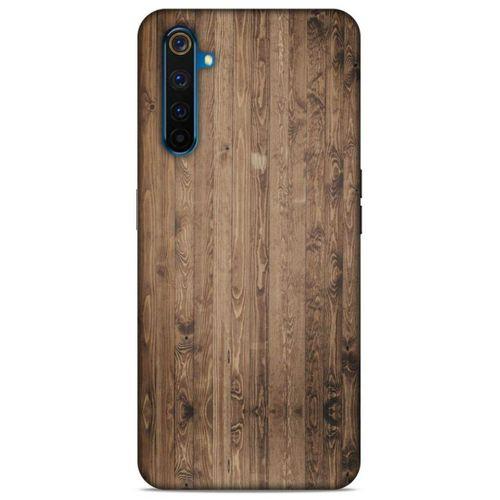 Lopard Oppo Realme 6 Uyumlu Kılıf Wood'X (6) Silikon Kılıf Desenli