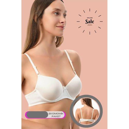 Beyaz Dolgulu Mikro Tek Sütyen