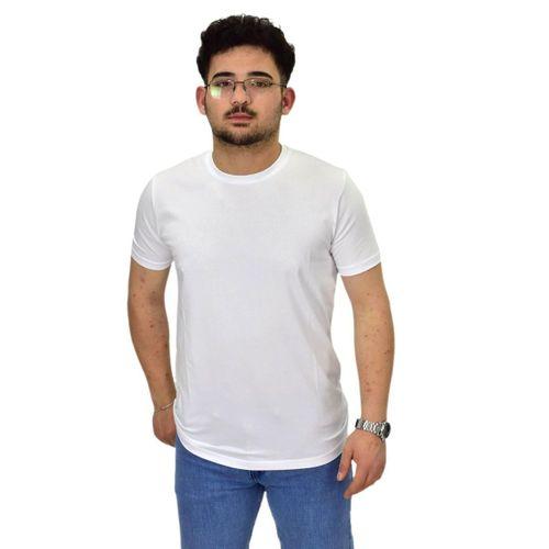 Erkek Büyük Beden Sıfıryaka Düz Likra Süprem Tişört 4385 BGL-ST04529