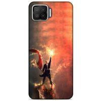 Oppo A73 Kılıf Atatürk (44) Tough Armor Kılıf Alev Kırmızı