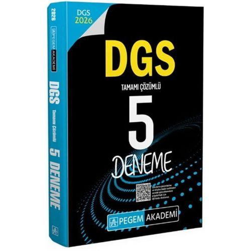 2026 DGS Tamamı Çözümlü 5 Deneme Pegem Yayınları