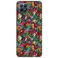 Graffitix (44) Desenli Silikon Kapak Huawei P40 Lite Kılıf