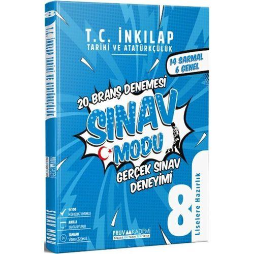 8. Sınıf İnkılap Tarihi ve Atatürkçülük Branş Denemesi Pruva Akademi