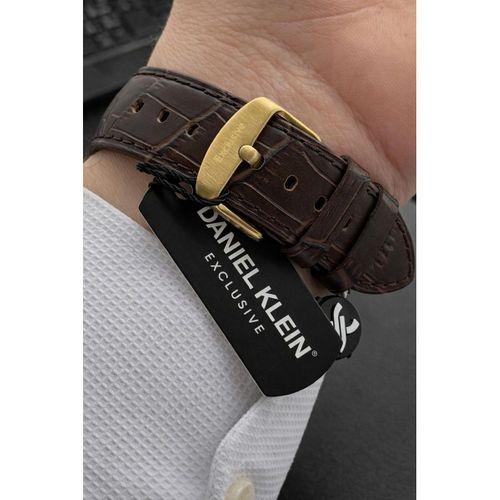 Daniel Klein Deri Kordon İç Kadran Fonksiyonları Aktif 3 Atm Suya Dayanıklı Erkek Kol Saati E14239-4