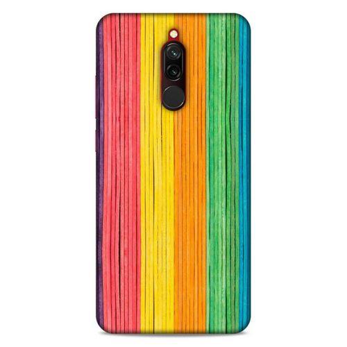 Lopard Xiaomi Redmi 8 Uyumlu Kılıf Wood'X (28) Arka Kapak Desenli